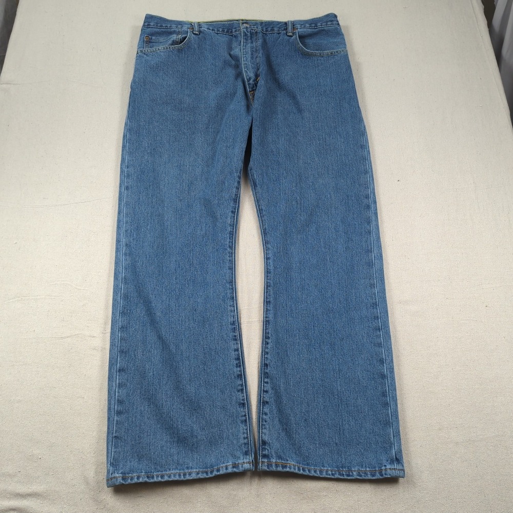 Levis Jeans Mens 42x30 Blue 517‎ Boot Cut Western Cowboy Casual American Classic